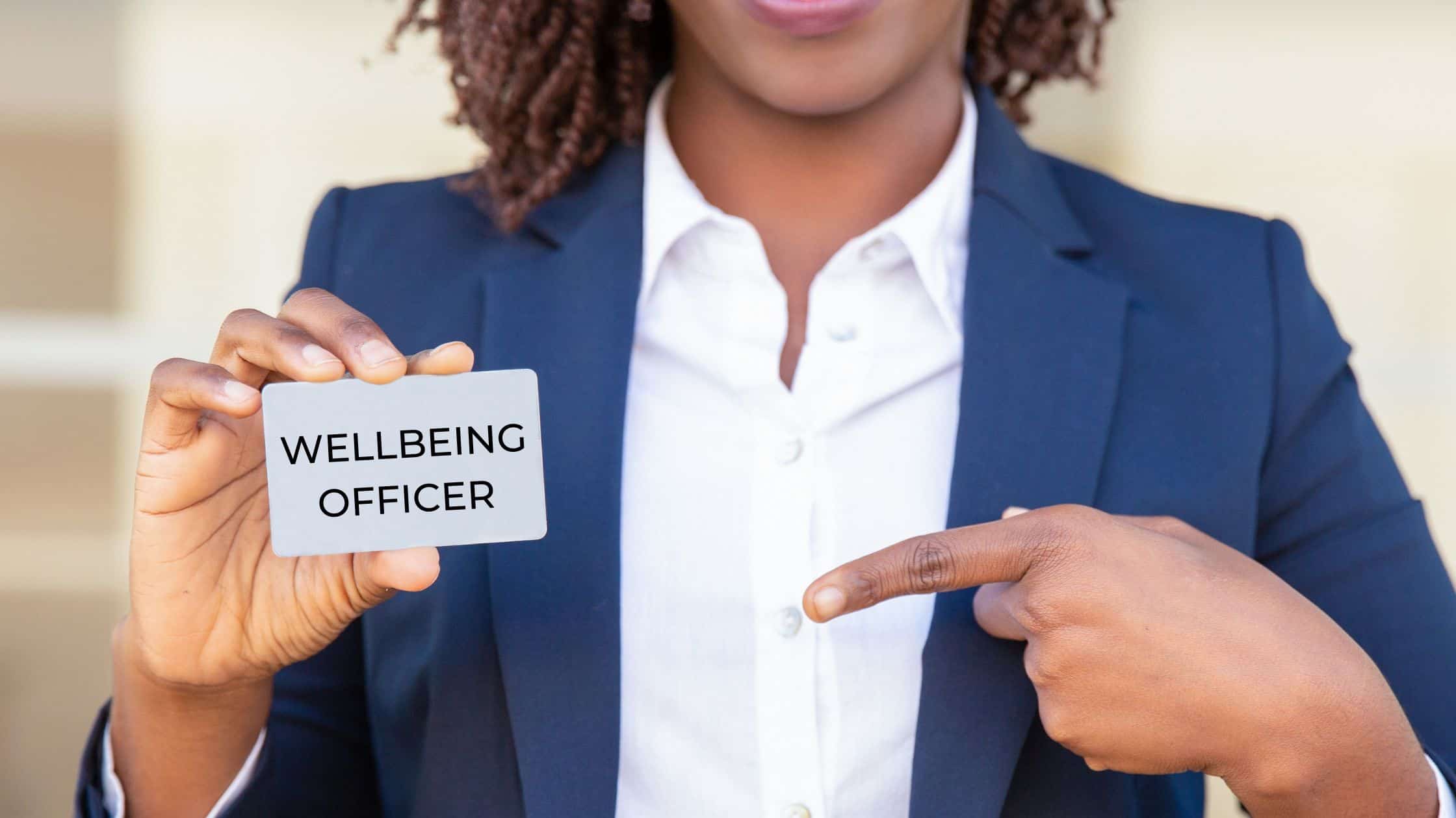 Install a Chief Well-Being Officer